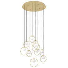 Round Portocolom 10 Light LED Pendant